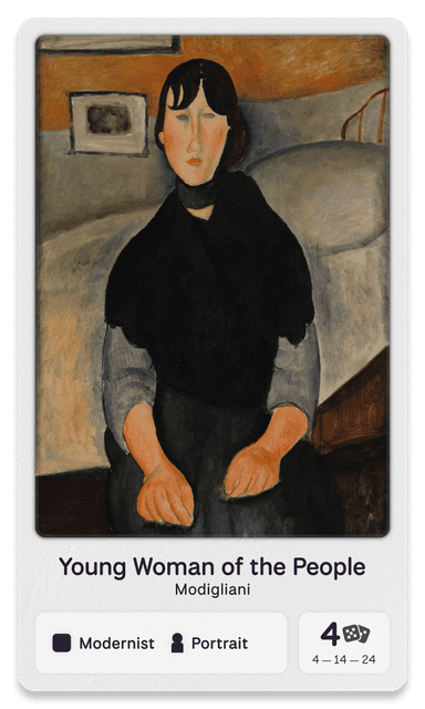 Young Woman of the People - Amedeo Modigliani